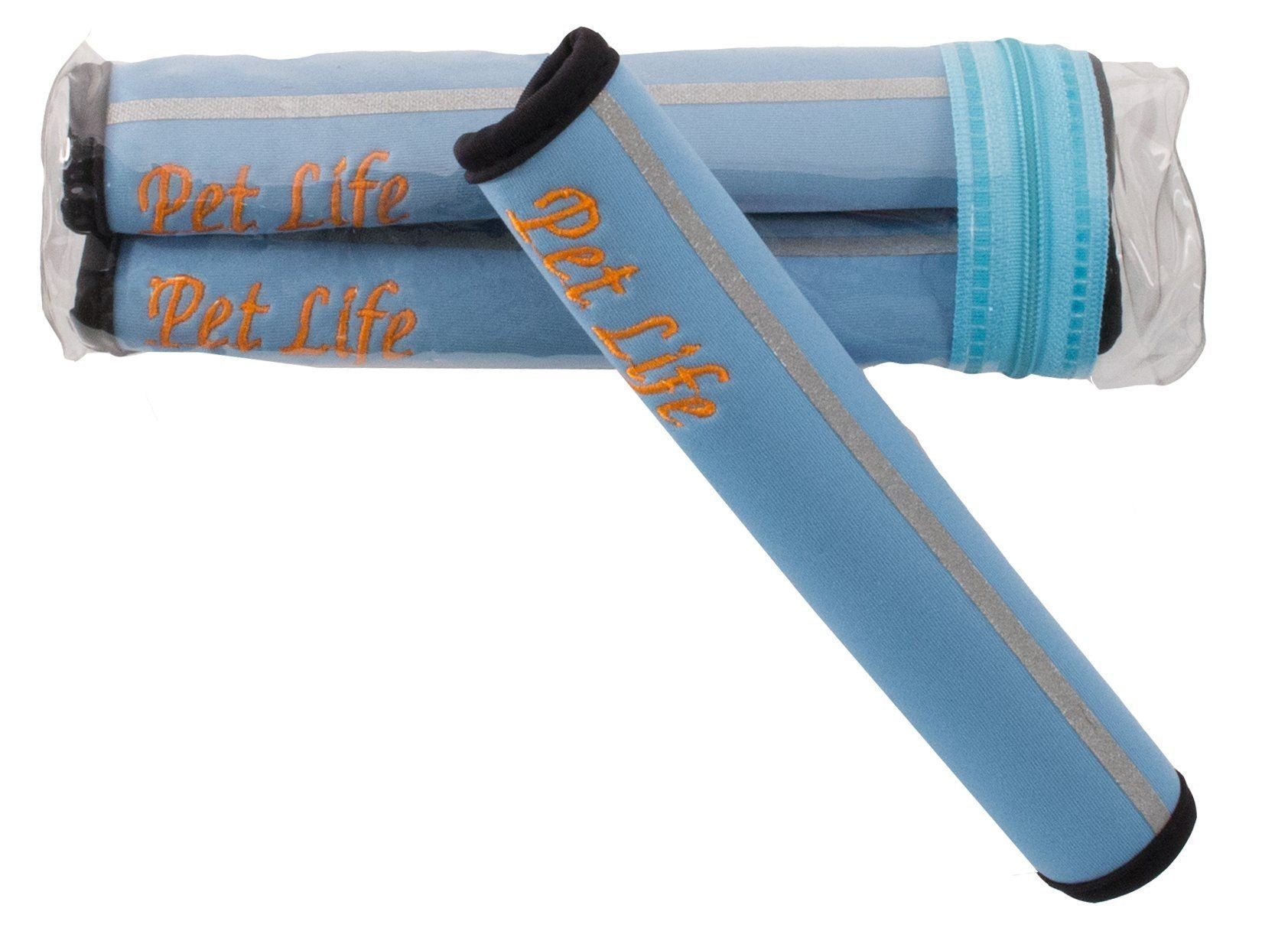 Pet Life ® 'Extreme-Neoprene' Joint Protective Safety Recovery and Reflective Pet Dog Sleeves - Set of 4