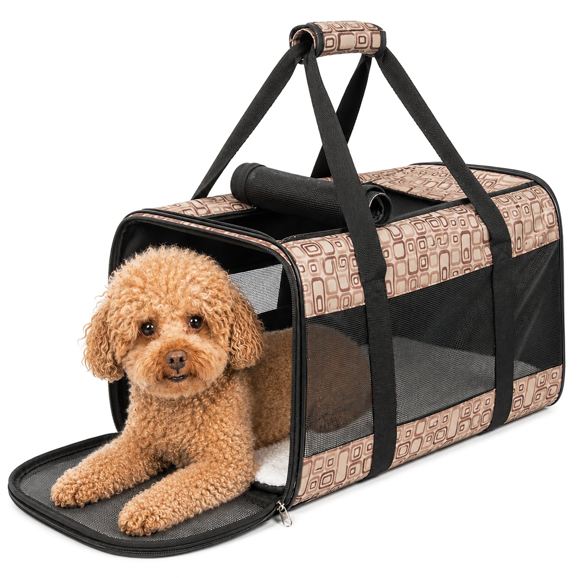 Pet Life ® Flightmax Airline Approved Collapsible Folding Travel Pet Dog Carrier