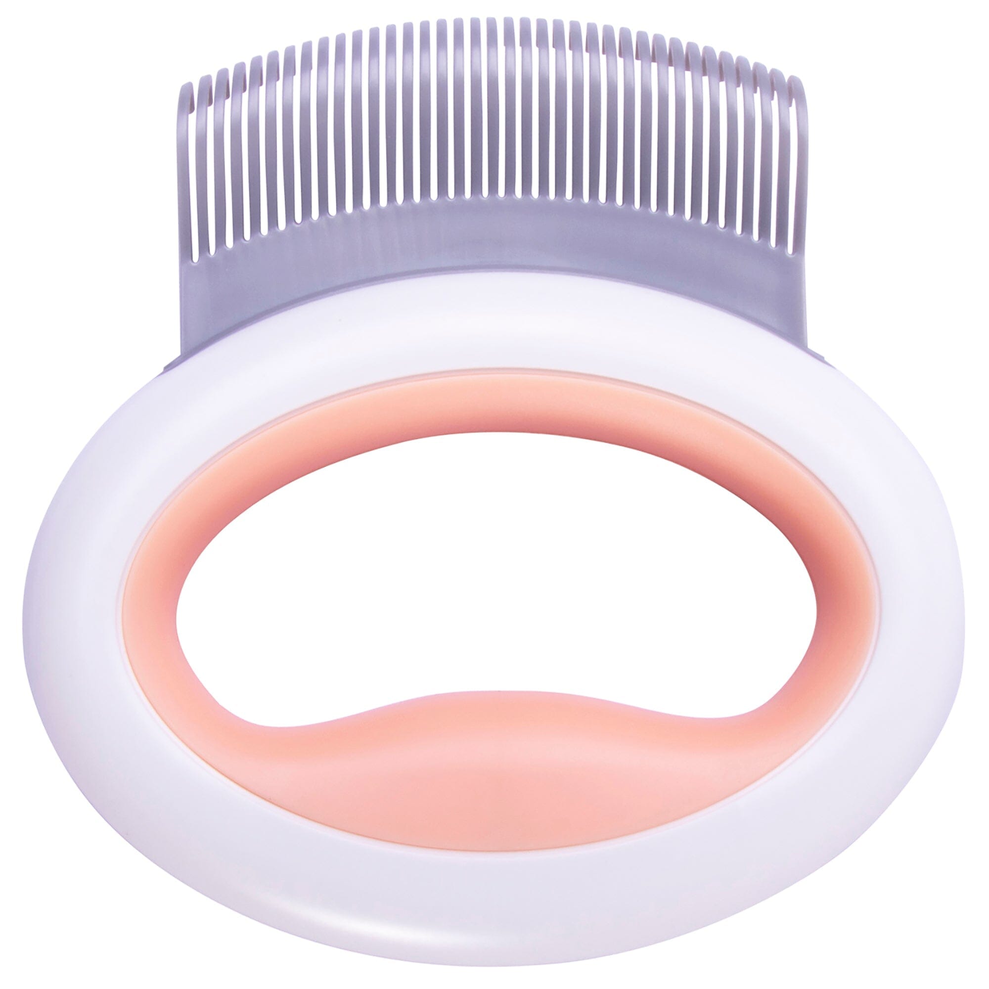 Pet Life ® 'Knuckler' Handheld Travel Flexible Grooming Pet Rake Comb