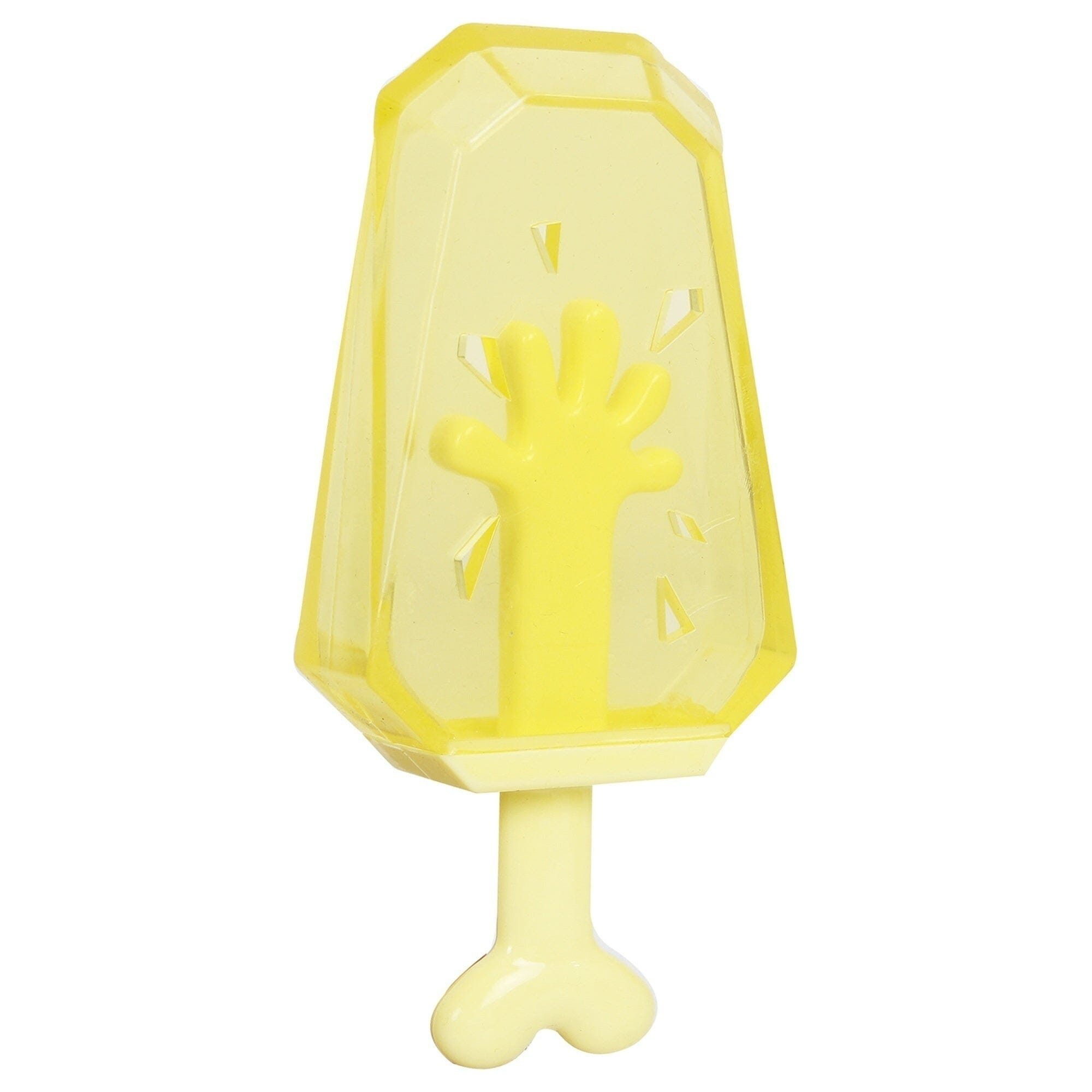 Pet Life ® 'Lick & Gnaw' Cooling Ices Cone Freezable and Chewable Tossing Waterproof Floating Pet Dog Toy