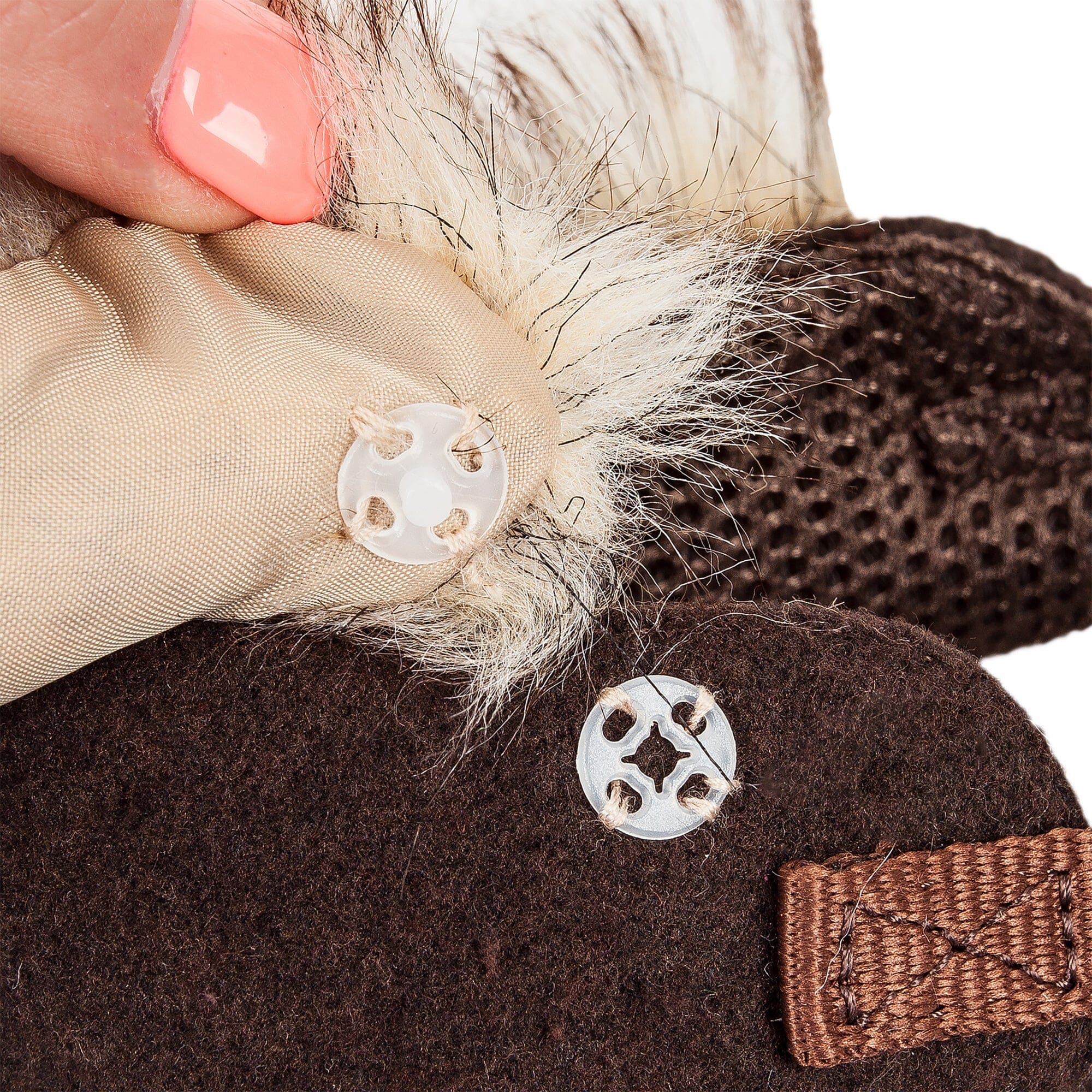 Pet Life ® Luxe 'Furracious' 2-In-1 Adjustable Dog Harness and Leash with Detachable Fur Collar