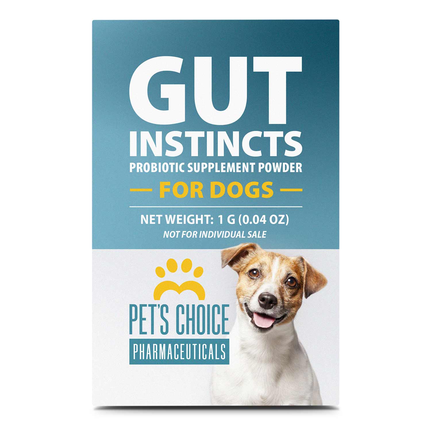 Pet's Choice Gut Instincts Probiotic Powder Packets for Dogs  Daily Digestive & Immune Support, 30 Count