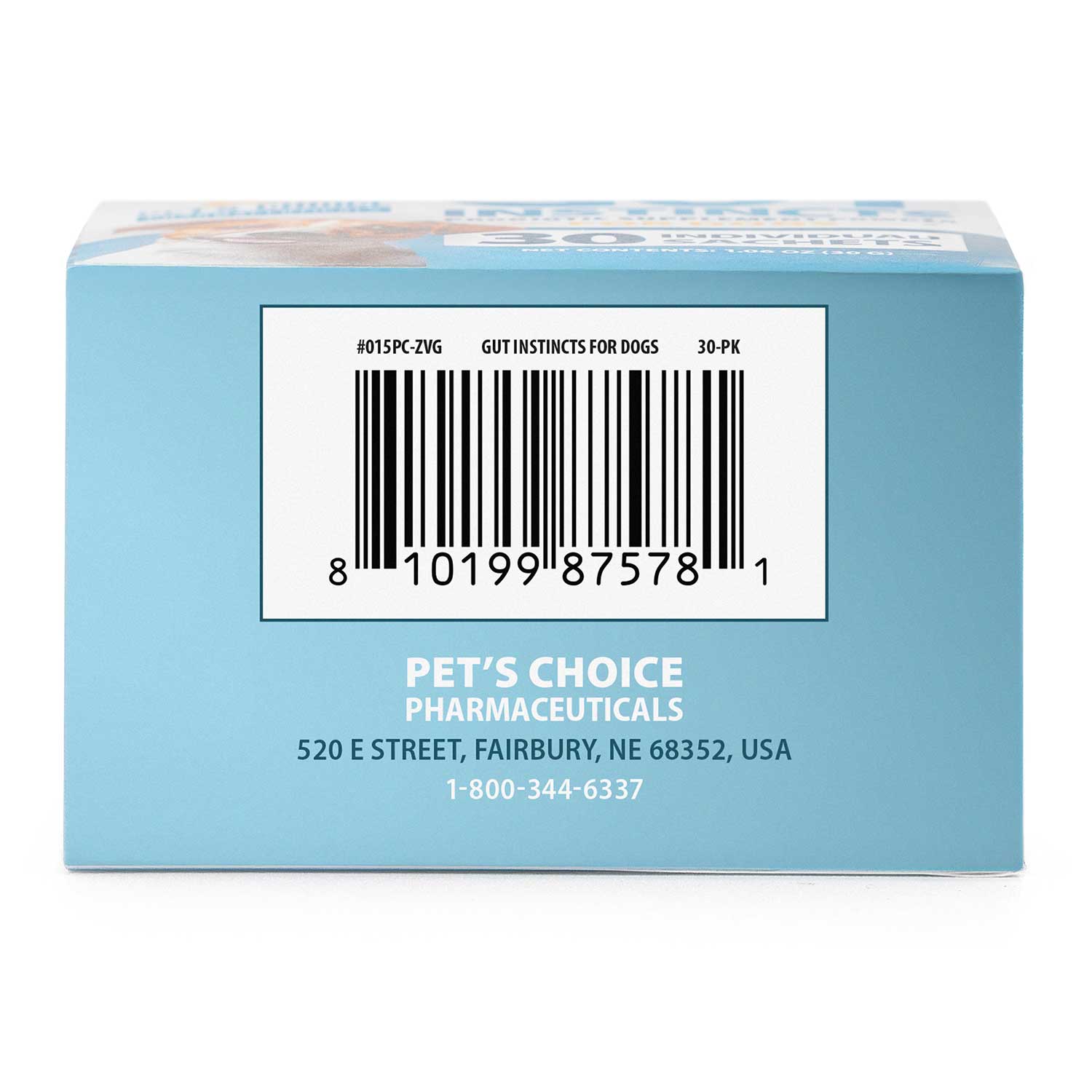 Pet's Choice Gut Instincts Probiotic Powder Packets for Dogs  Daily Digestive & Immune Support, 30 Count