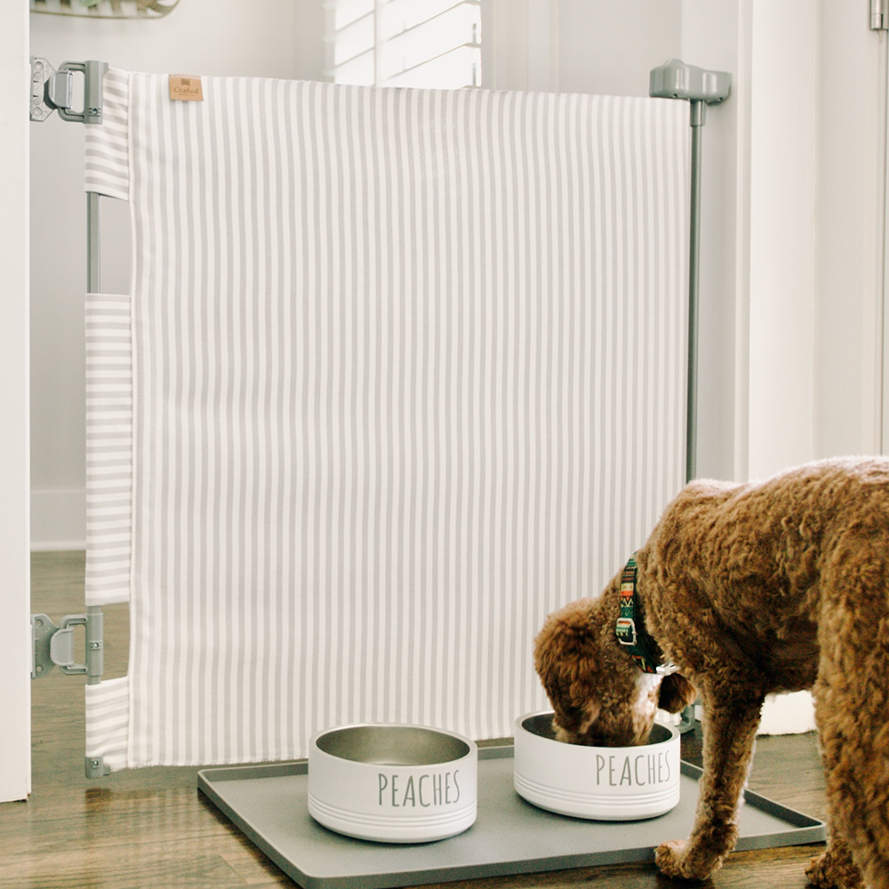 Milliken® Fabric Baby & Pet Safety Gate  Indoor/Outdoor, Durable & Stylish