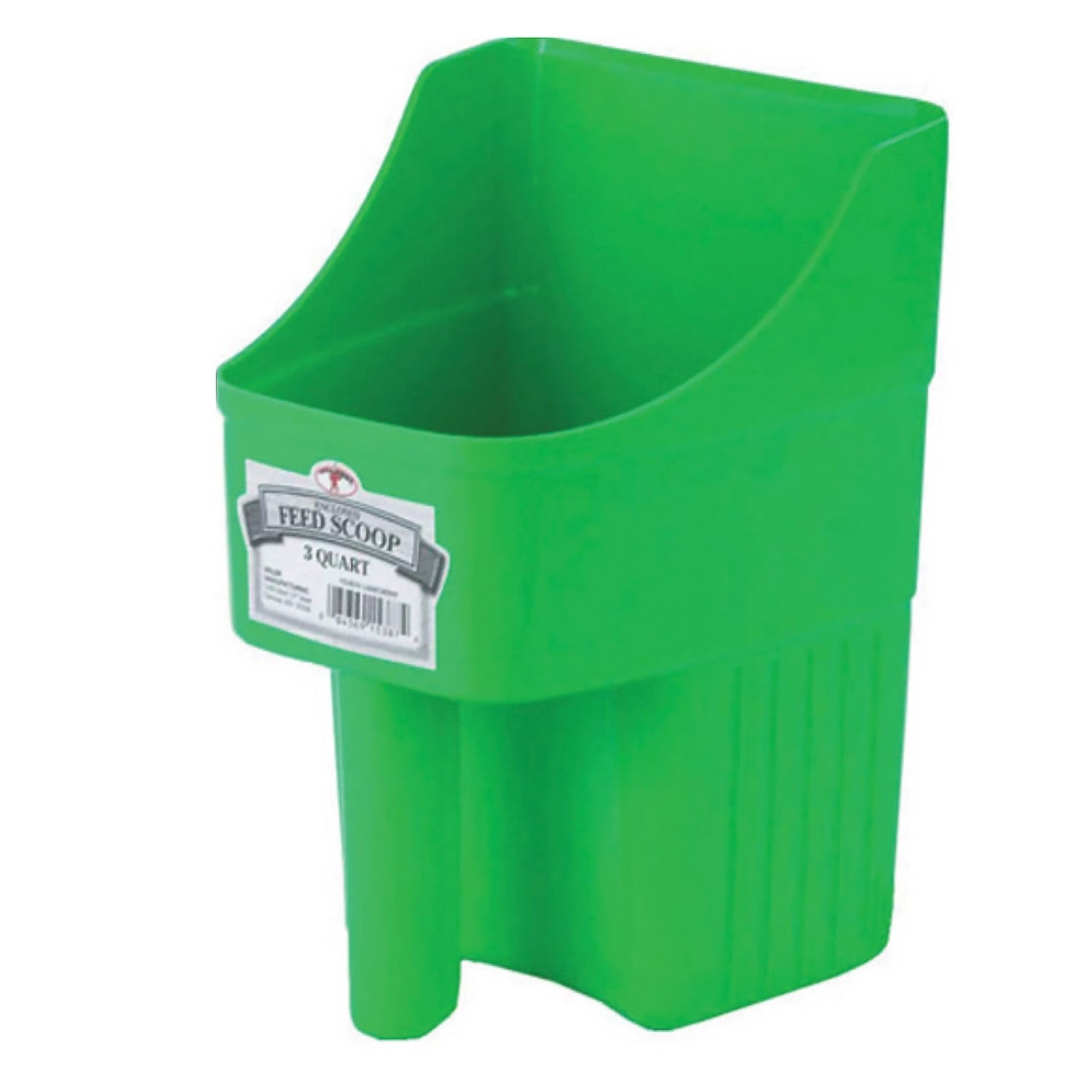 Little Giant Plastic Enclosed Feed Scoop, 3 Quart