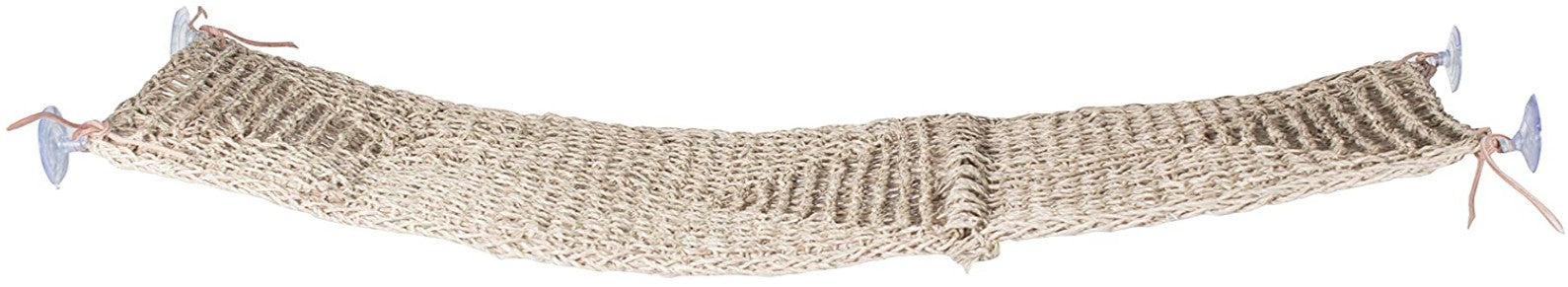 Penn-Plax Reptology Lizard Lounger Bridge – 100% Natural Seagrass Fiber – Great For Bearded Dragons, Anoles, Geckos, And Other Reptiles – Extra-Extra Large