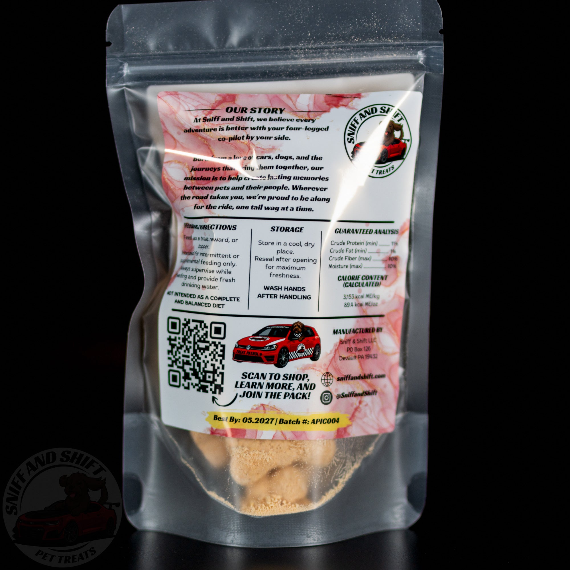 Pup-Ornaut Freeze-Dried Dog Ice Cream: Pumpkin & Apple