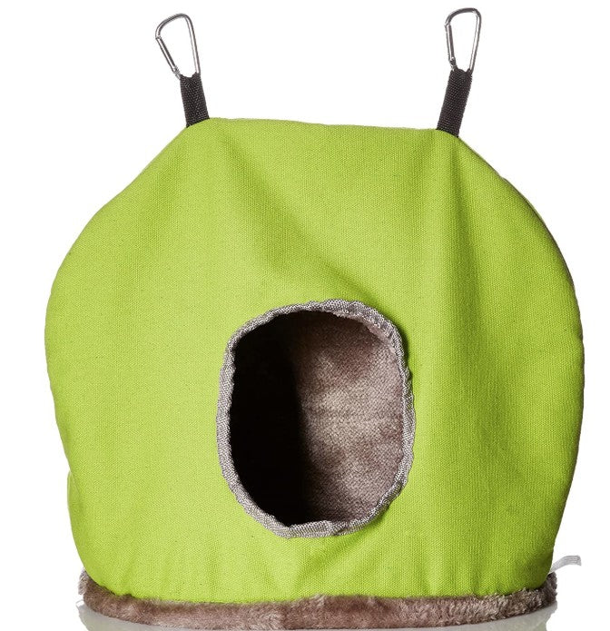 Prevue Pet Products Bpv1165 Plastic/Fleece Snuggle Sack Bird Nest, Jumbo