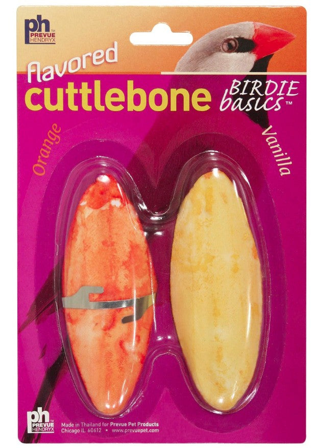 Prevue Birdie Basics Flavored Cuttlebone Orange and Vanilla Small 4 Long