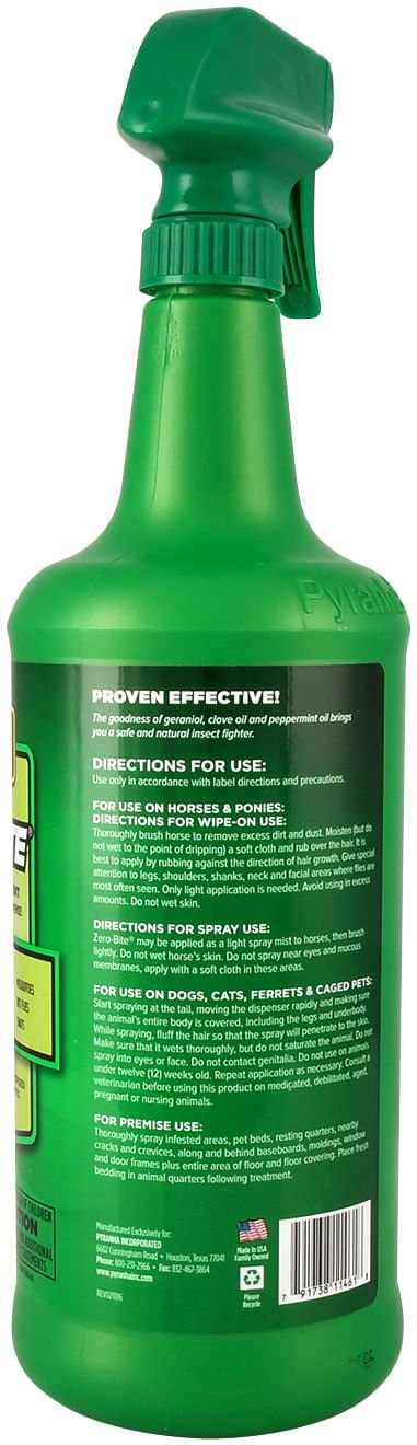 Pyranha Zero-Bite Natural Fly Spray