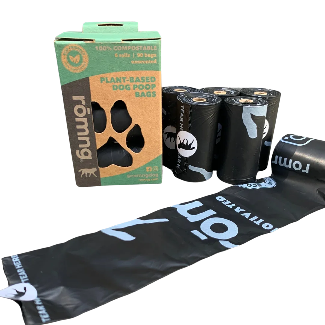 compostable plant-based dog poop bags