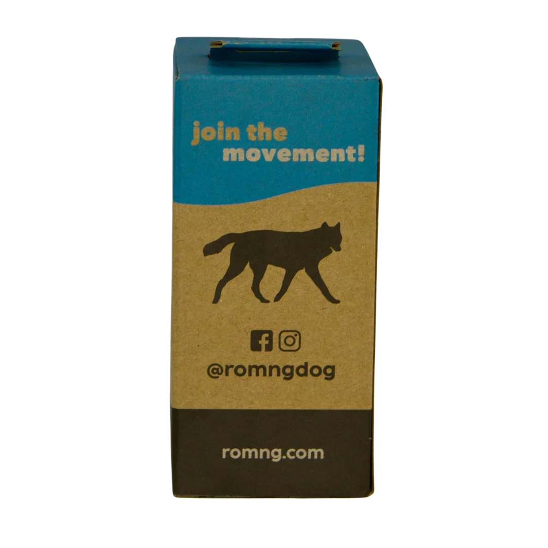 bio-based dog poop bags + bamboo dispenser