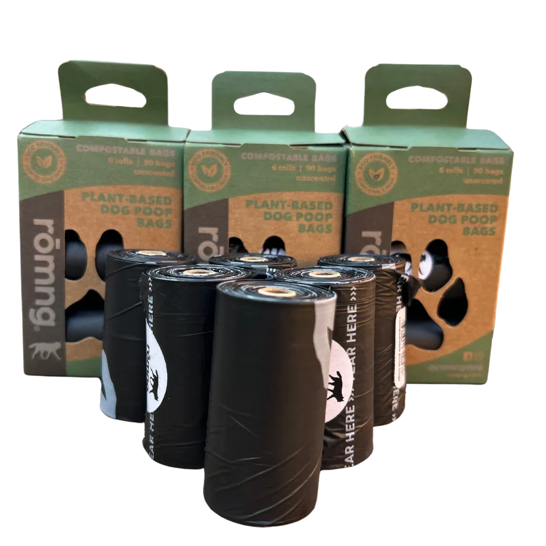 compostable plant-based dog poop bags