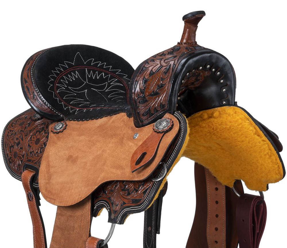 Royal King Two Tone Hawley Barrel Saddle Package