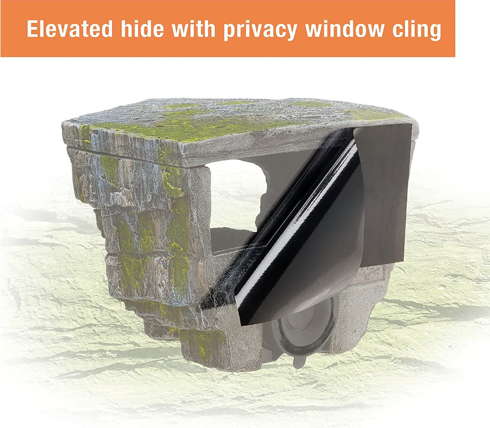 Zilla Vertical Décor Rock Cave 8.75 X 5.875 X 7.25',Grey