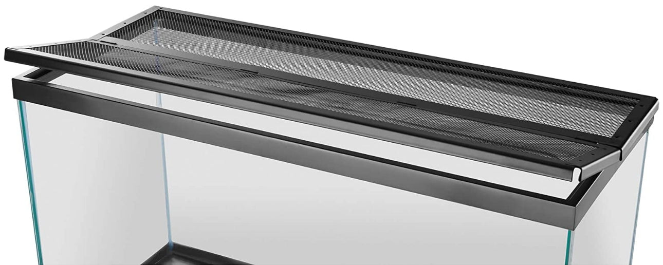 Zilla Pet Reptile Terrarium Fresh Air Screen Cover With Center Hinge 24' X 12'