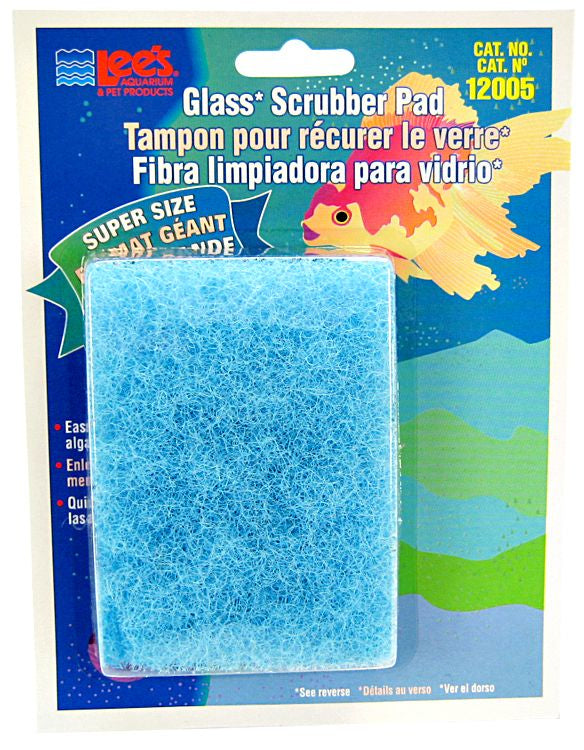 Lee'S Pet Products Ale12005 Coarse Glass Algae Scrubber Pad For Aquarium