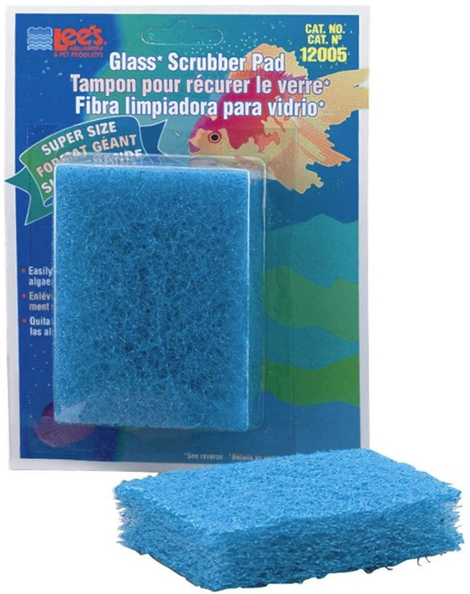 Lee'S Pet Products Ale12005 Coarse Glass Algae Scrubber Pad For Aquarium