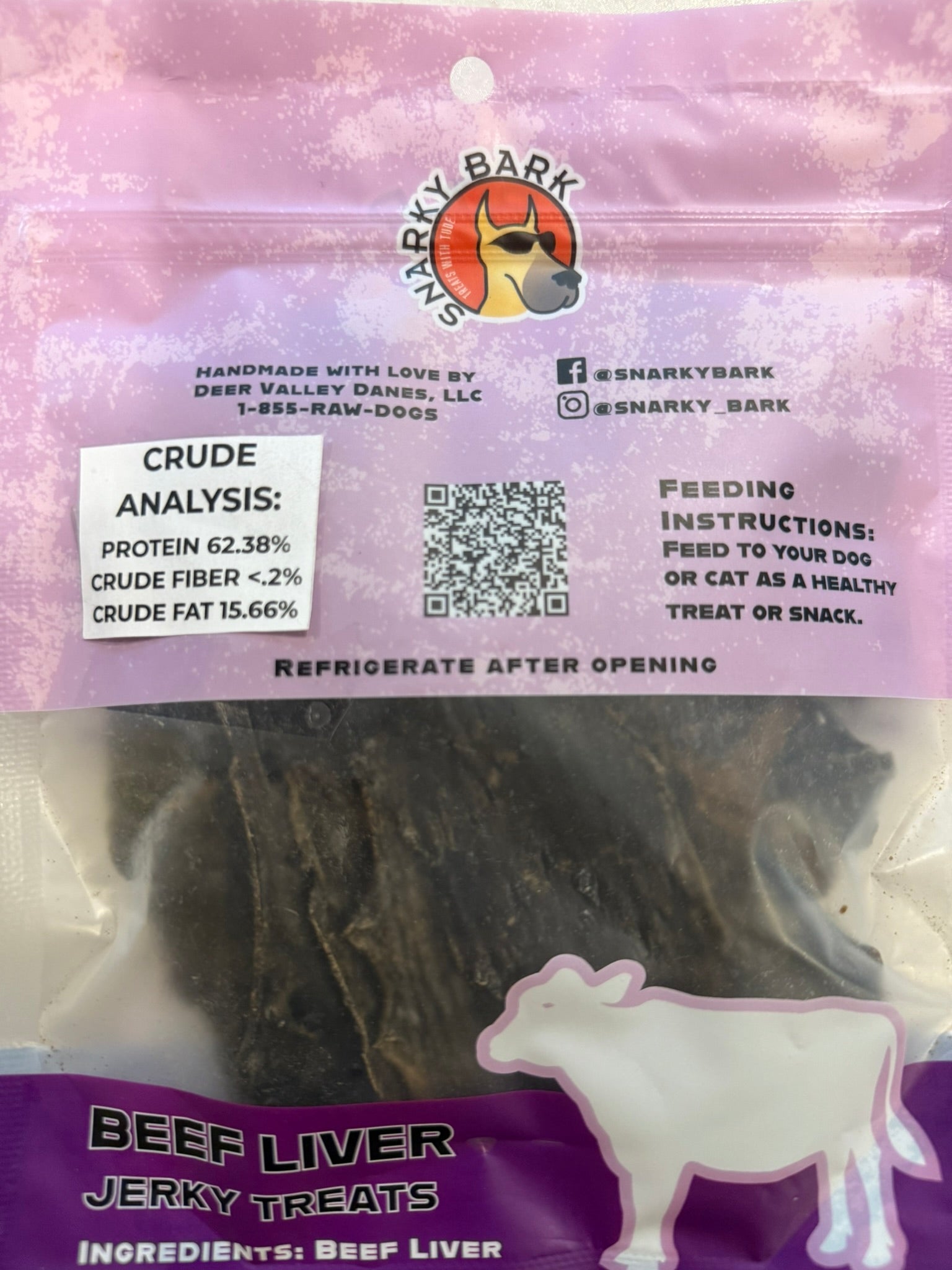Snarky Bark Beef Liver Jerky