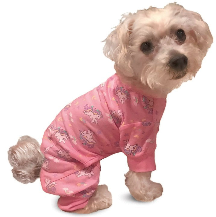 Fashion Pet Unicorn Pj'S Dog Pajamas Pink Small