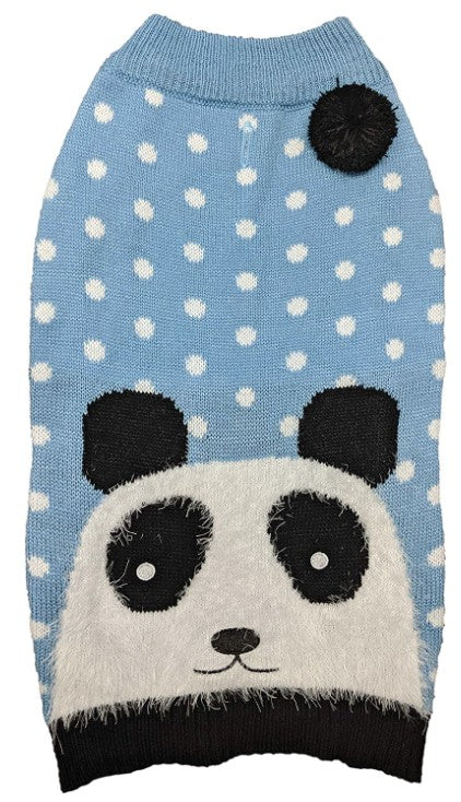 Fashion Pet /Panda Sweater/Dog Sweater/Blue/Extra Small