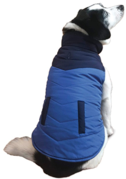 Ethical Pet Products 23902668: Fashion Pet Coat Color Block, Blue Md