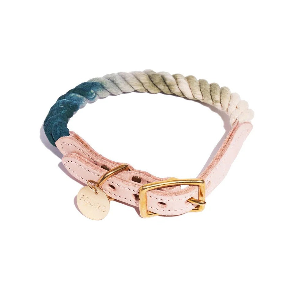 Found My Animal The Catskill Ombre Cotton Rope Collar Large
