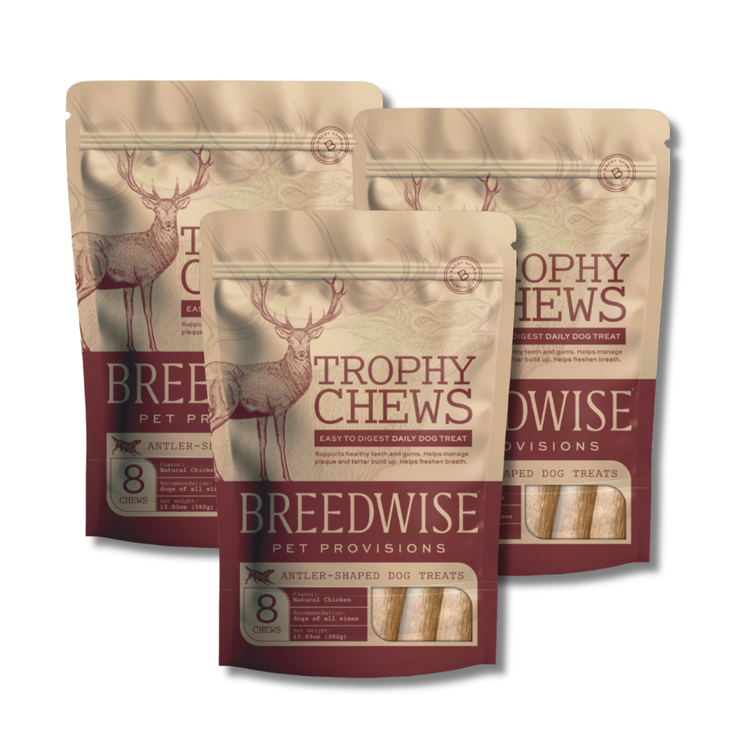 Trophy Chews Antler-Shaped Dental Treats
