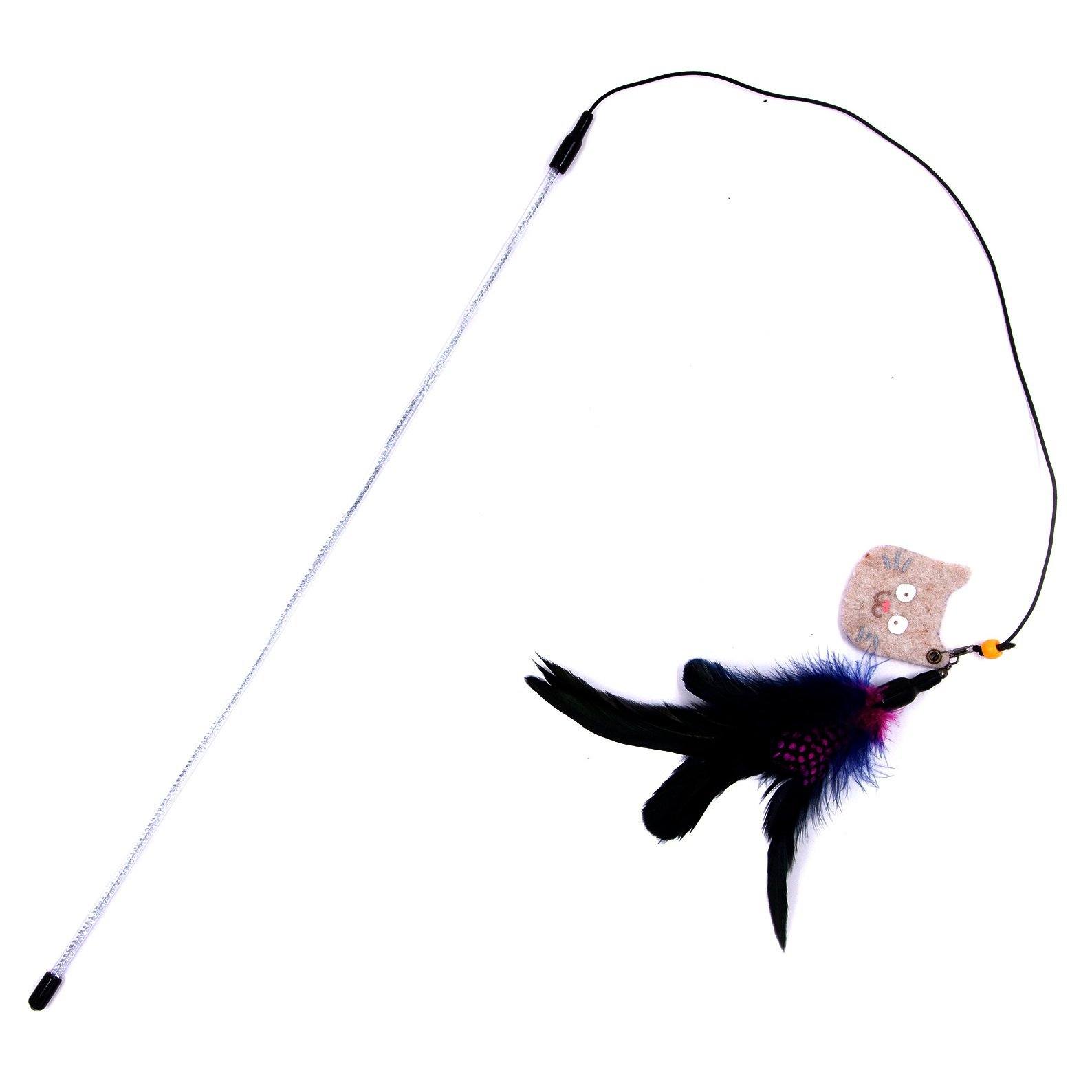 Touchcat Fox-Tail Designer Wand Cat Teaser
