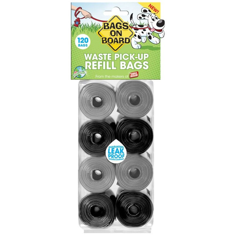 Bags On Board Waste Pick-Up Refill Bags Black