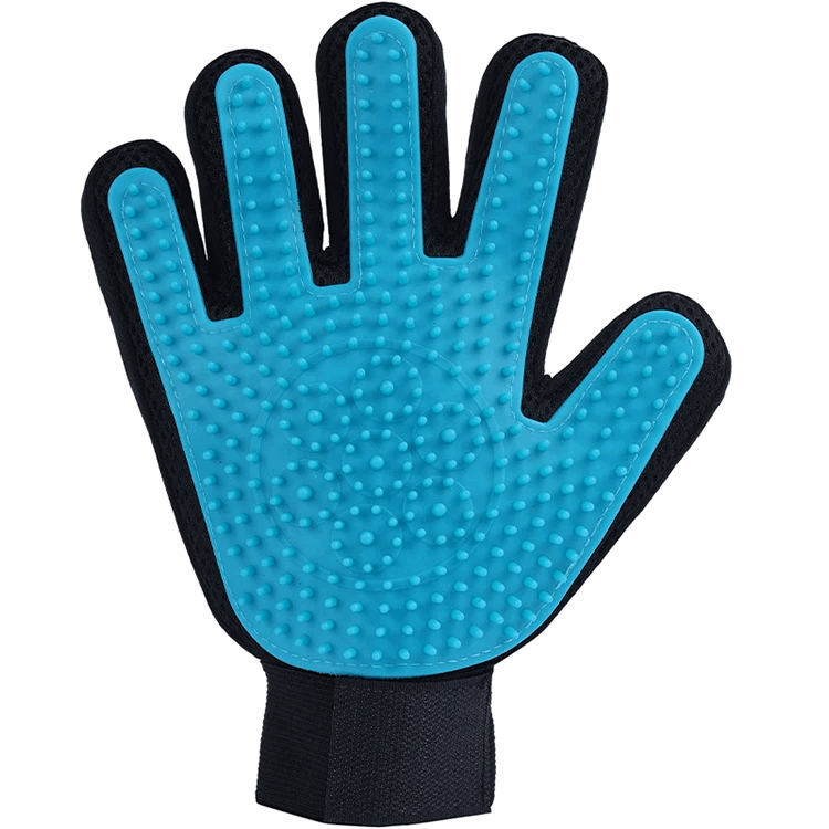 Premium Silicone Pet Grooming Gloves - Gentle Deshedding & Massage for Dogs & Cats