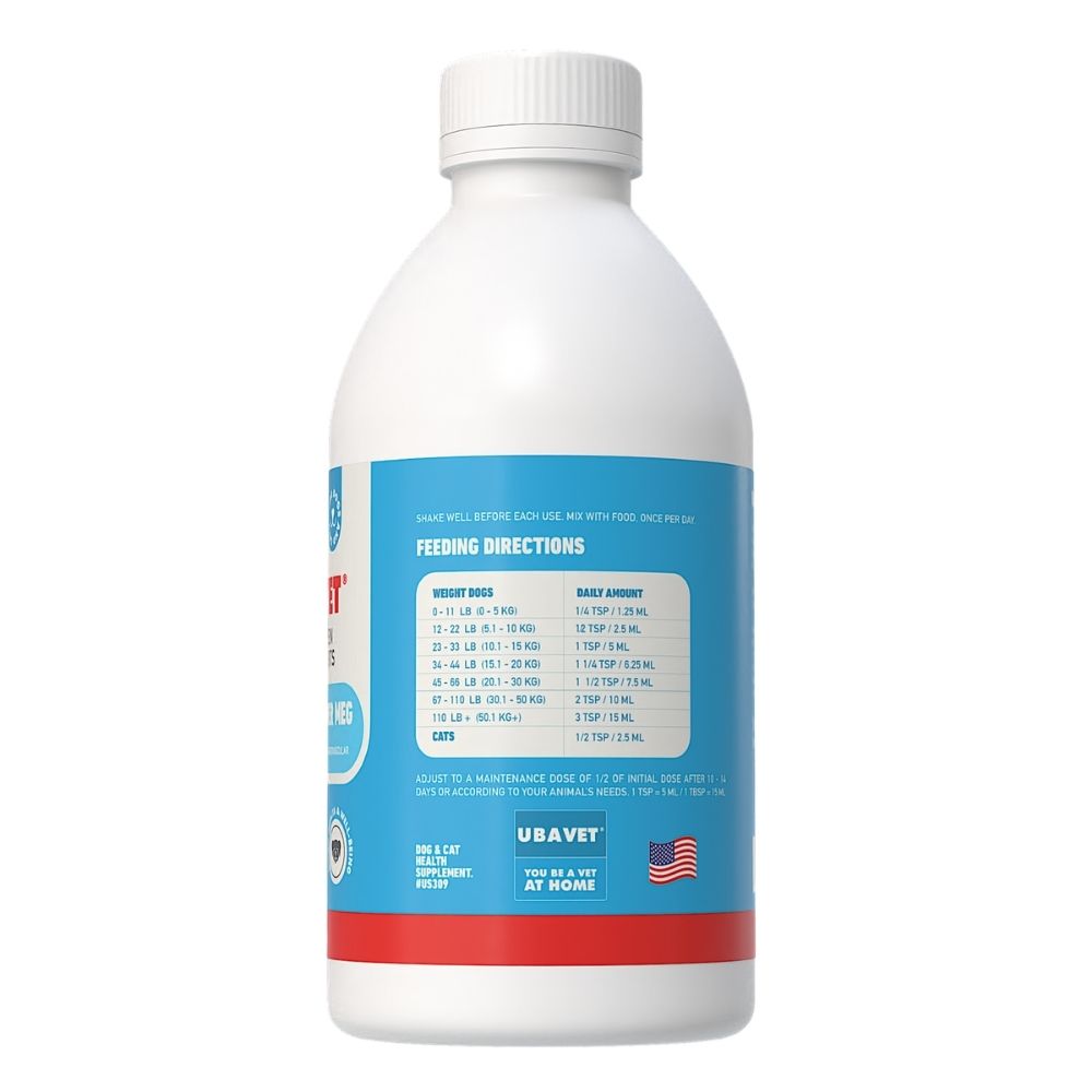 UBAVET Joint Power MEG Liquid for Dogs & Cats, 8.45 or 16 fl oz