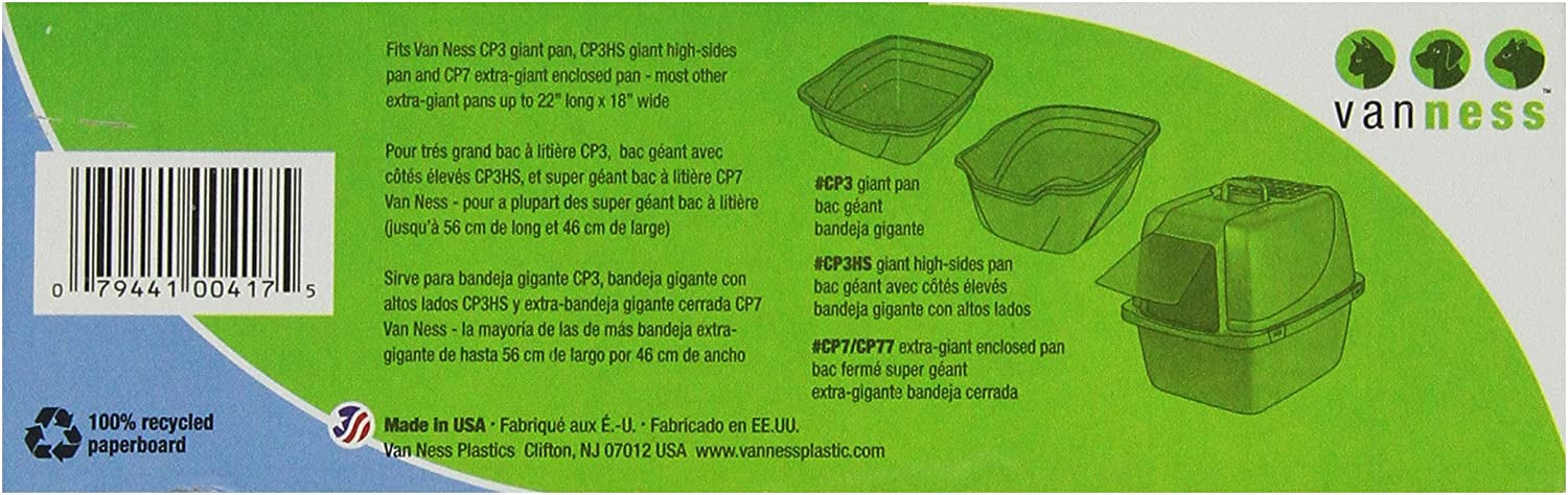 Van Ness Pureness Drawstring Cat Pan Liners Extra Giant