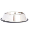 Iconic Pet - Stainless Steel Non-Skid Pet Bowl for Dog or Cat - 24 oz - 3 cup