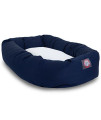 40" Blue & Sherpa Bagel Bed By Majestic Pet Products