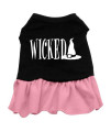 Wicked Dog Dress - Pink Lg