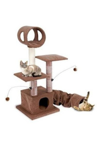 Activity Lounging Tower with Tunnel and Hide Away