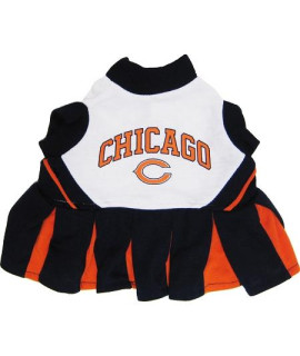 Chicago Bears NFL Dog Cheerleader Outfit - Small