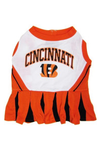 Cincinnati Bengals NFL Dog Cheerleader Outfit - Medium