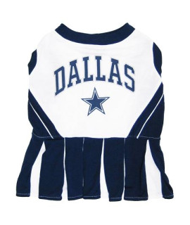 Dallas Cowboys NFL Dog Cheerleader Outfit - Medium