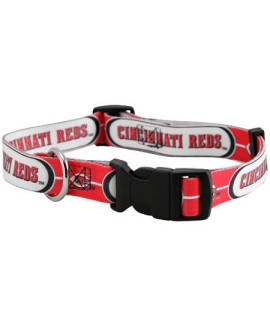 Cincinnati Reds Dog Collar - Large