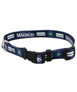Seattle Mariners Dog Collar - Medium