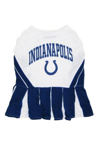 Indianapolis Colts NFL Dog Cheerleader Outfit - Medium