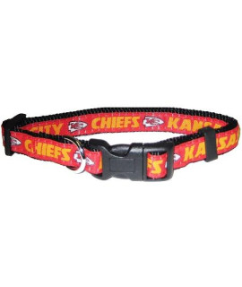 Kansas City Chiefs NFL Dog Collar - Medium