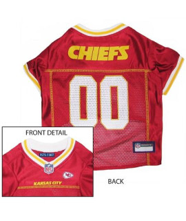 Kansas City Chiefs NFL Dog Jersey - Extra Small