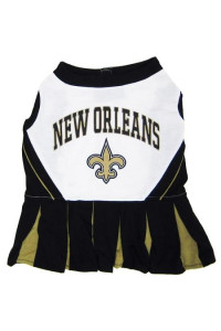 New Orleans Saints NFL Dog Cheerleader Outfit - Extra Small