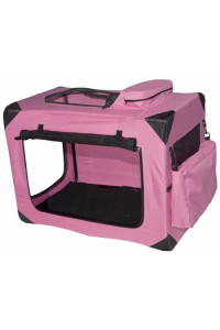Generation II Deluxe Portable Soft Crate - Small/Pink