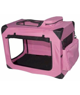 Generation II Deluxe Portable Soft Crate - Small/Pink