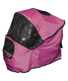 Weather Cover for Special Edition Pet Stroller - Raspberry