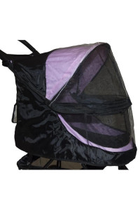 Weather Cover For No-Zip Happy Trails Pet Stroller - Black